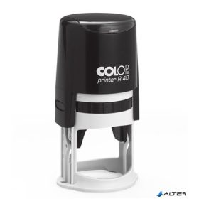   Bélyegző, kör, COLOP "Printer R 40", kék cserepárnával