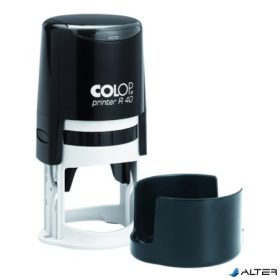   Bélyegző, kör, COLOP 'Printer R 40', lila cserepárnával