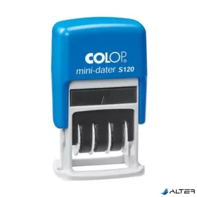   Dátumbélyegző, fordított, angol dátumbetűvel, COLOP "S120"