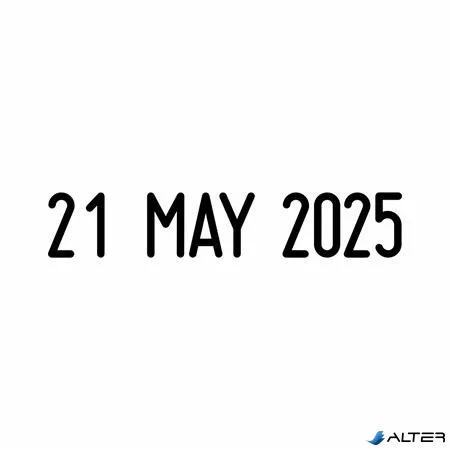 Dátumbélyegző, fordított, angol dátumbetűvel, COLOP "S120"