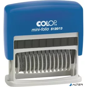   Számbélyegző, COLOP 'S120/13', natúr filc párnával