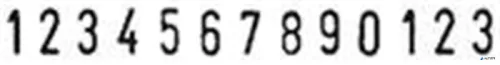 Számbélyegző, COLOP 'S120/13'