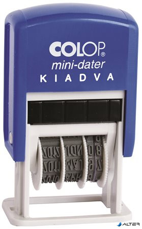 Dátumbélyegző, COLOP "S 160/L", Kiadva