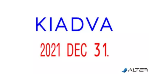 Dátumbélyegző, COLOP "S 160/L", Kiadva