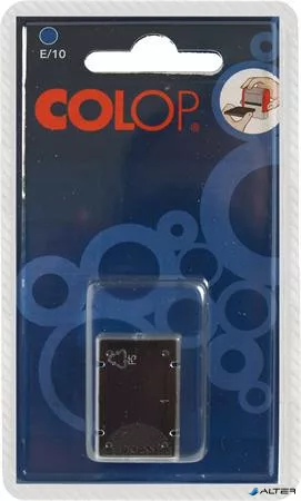 Bélyegző cserepárna, 2 db/bliszter, COLOP "E/10", kék