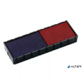   Bélyegző cserepárna, 2 db/bliszter, kétszínű változat, COLOP "E12/2", kék-piros