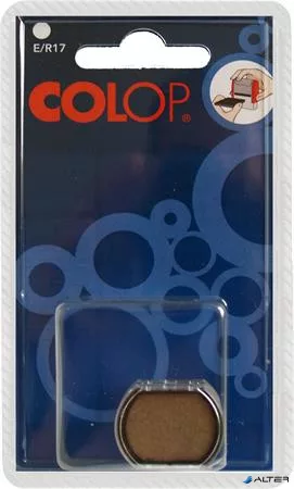 Bélyegző cserepárna, 2 db/bliszter, COLOP "E/R17", natúr
