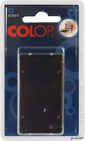 Bélyegző cserepárna, 2 db/bliszter, COLOP "E50/1", kék