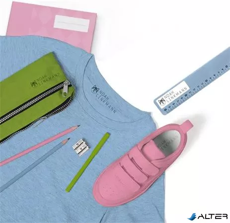 Bélyegző textilhez, kirakós COLOP 'Marky', kék ház, fekete párnával