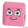 Bélyegző textilhez, kirakós COLOP 'Marky', pink ház, fekete párnával