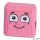 Bélyegző textilhez, kirakós COLOP "Marky", pink ház, fekete párnával