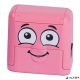 Bélyegző textilhez, kirakós COLOP "Marky", pink ház, fekete párnával
