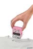 Bélyegző textilhez, kirakós COLOP "Marky", pink ház, fekete párnával