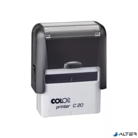   Bélyegző, COLOP 'Printer C 20', kék cserepárnával