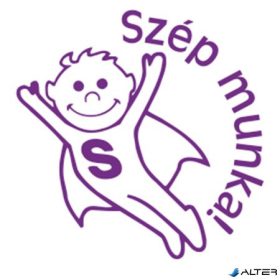   Bélyegző, motivációs, Szép munka!, COLOP "N43-kék", lila