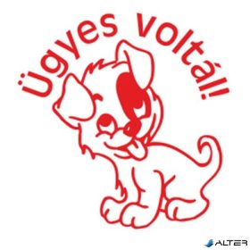   Bélyegző, motivációs, Ügyes voltál!, COLOP 'N43-kék', piros