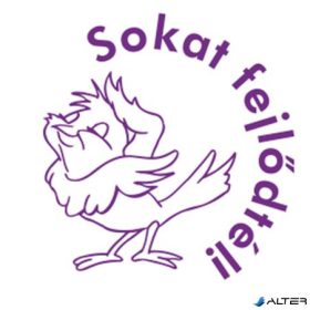   Bélyegző, motivációs, Sokat fejlődtél!, COLOP 'N43-kék', lila