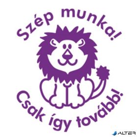   Bélyegző, motivációs, Szép munka! Csak így tovább!, COLOP 'N43-kék', lila