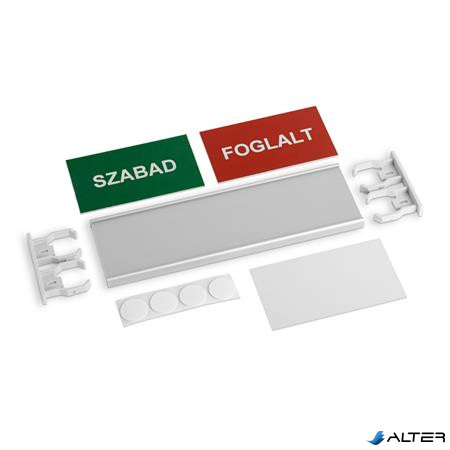 Információs tábla, 200x62 mm, ANTRA "Szabad-Foglalt"