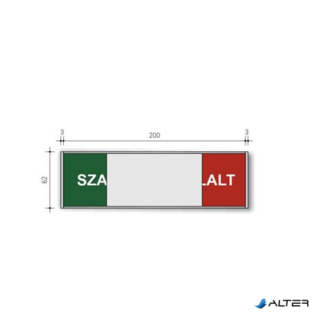 Információs tábla, 200x62 mm, ANTRA "Szabad-Foglalt"