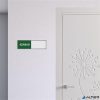 Információs tábla, 200x62 mm, ANTRA "Szabad-Foglalt"