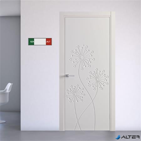 Információs tábla, 200x62 mm, ANTRA "Szabad-Foglalt"