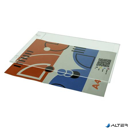 Dokumentumtartó, fali, A4, plexi, álló, ANTRA, átlátszó