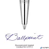 Golyóstoll, 0,7 mm, ezüst színű klip, Chelsea narancssárga tolltest, PARKER "Royal Jotter", kék