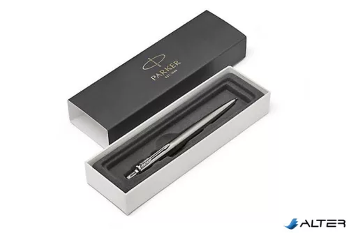 Nyomósirón, 0,5 mm, ezüst színű klip, PARKER "Royal Jotter", rozsdamentes acél