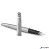 Töltőtoll, ezüst színű klip, ezüst színű tolltest, PARKER "Royal Jotter"