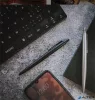 Golyóstoll, 0,7 mm, nyomógombos, fekete színű klip, matt fekete tolltest, PARKER, "Royal Jotter XL", kék