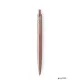 Golyóstoll, 0,7 mm, nyomógombos, rózsaszín klip, rózsaszín tolltest, PARKER, "Royal Jotter XL", kék