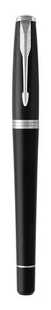Töltőtoll, ezüst színű klip, matt fekete színű tolltest, PARKER "Royal Urban Twist"