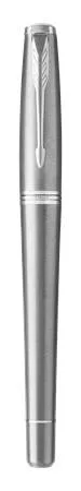 Töltőtoll, ezüst színű klip, rozsdamentes csiszolt tolltest, PARKER "Royal Urban Twist"