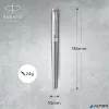 Töltőtoll, ezüst színű klip, rozsdamentes csiszolt tolltest, PARKER 'Royal Urban Twist'