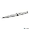 Golyóstoll, 0,7 mm, csiszolt fém tolltest, ezüst klip, WATERMAN "Expert III", kék