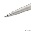 Golyóstoll, 0,7 mm, csiszolt fém tolltest, ezüst klip, WATERMAN "Expert III", kék