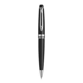   Golyóstoll, 0,7 mm, matt fekete tolltest, ezüst klip, WATERMAN 'Expert III', kék
