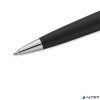 Golyóstoll, 0,7 mm, matt fekete tolltest, ezüst klip, WATERMAN "Expert III", kék
