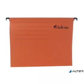 Függőmappa, karton, A4, VICTORIA, narancs