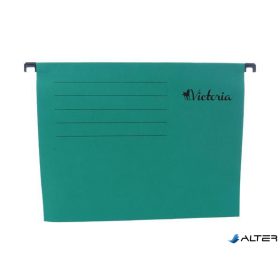 Függőmappa, karton, A4, VICTORIA, zöld