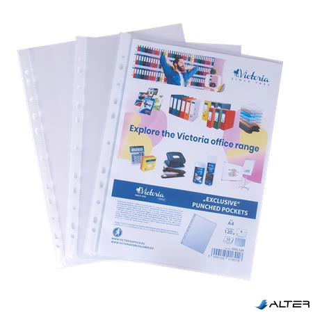 Genotherm, lefűzhető, A4, 120 mikron, narancsos felület, VICTORIA OFFICE