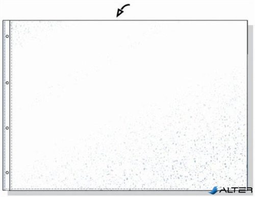 Genotherm, lefűzhető, A3, 80 mikron, narancsos felület, fekvő, REXEL