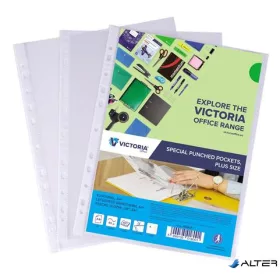   Genotherm, lefűzhető, A4+, 55 mikron, víztiszta, VICTORIA OFFICE