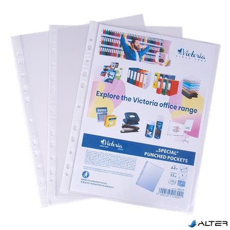Genotherm, lefűzhető, A4+, 55 mikron, víztiszta, VICTORIA OFFICE