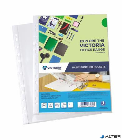 Genotherm, lefűzhető, A4, 50 mikron, víztiszta, VICTORIA OFFICE