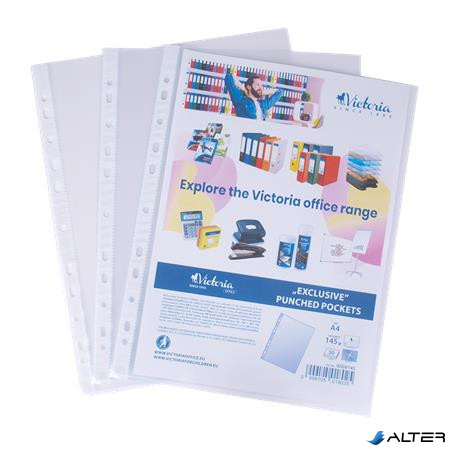 Genotherm, lefűzhető, A4, 145 mikron, víztiszta, VICTORIA OFFICE