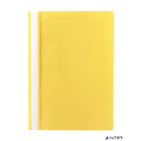 Gyorsfűző, PP, A4, VICTORIA OFFICE, citromsárga