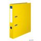 Iratrendező, 50 mm, A4, PP/karton, élvédő sínnel, VICTORIA OFFICE, "Basic", sárga
