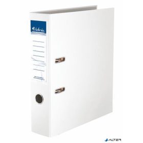   Iratrendező, 75 mm, A4, PP/karton, VICTORIA OFFICE, "Basic", fehér